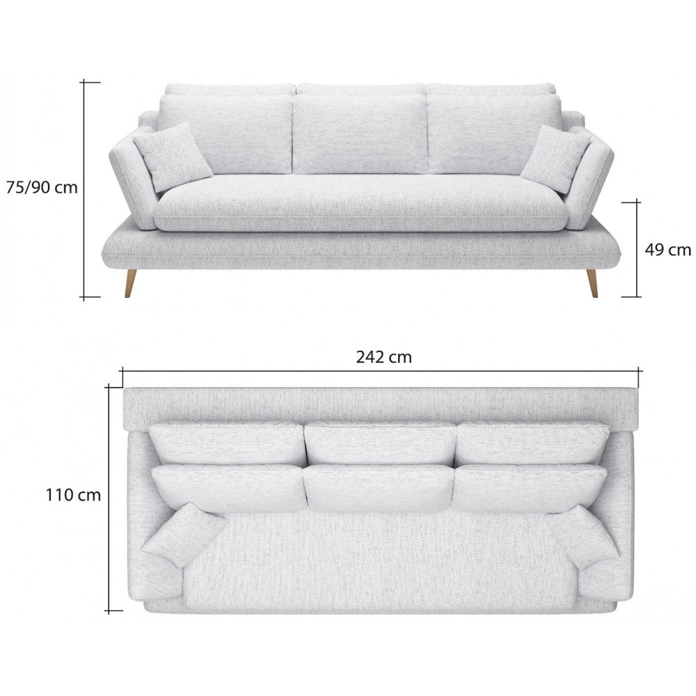 Καναπές - κρεβάτι Carlo-Kafe-Ekrou