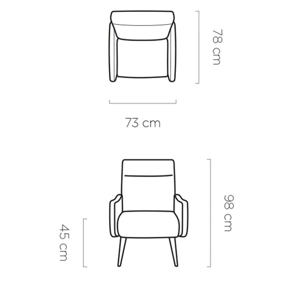 Πολυθρόνα Rocks-Moustardi