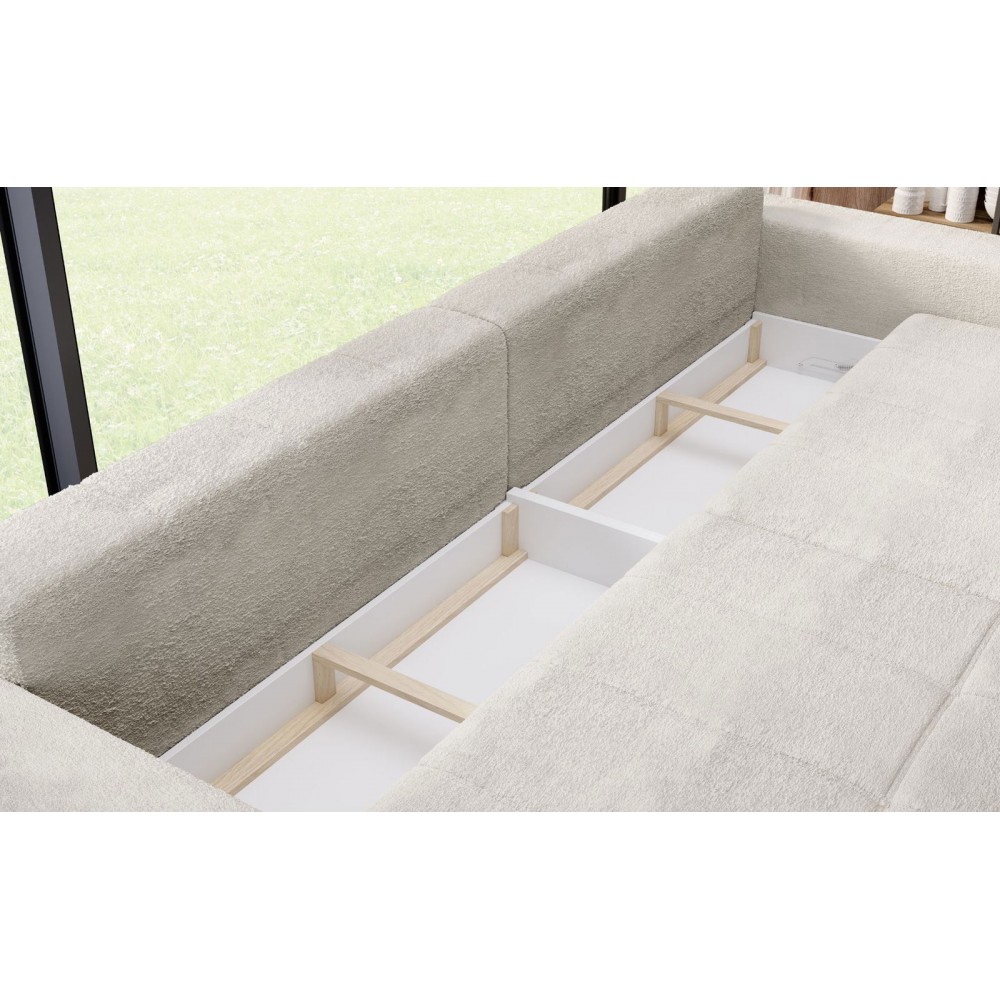 Καναπές Dimelo τριθέσιος-Ekrou