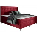 Επενδυμένο κρεβάτι Snake-Kokkino-180 x 200