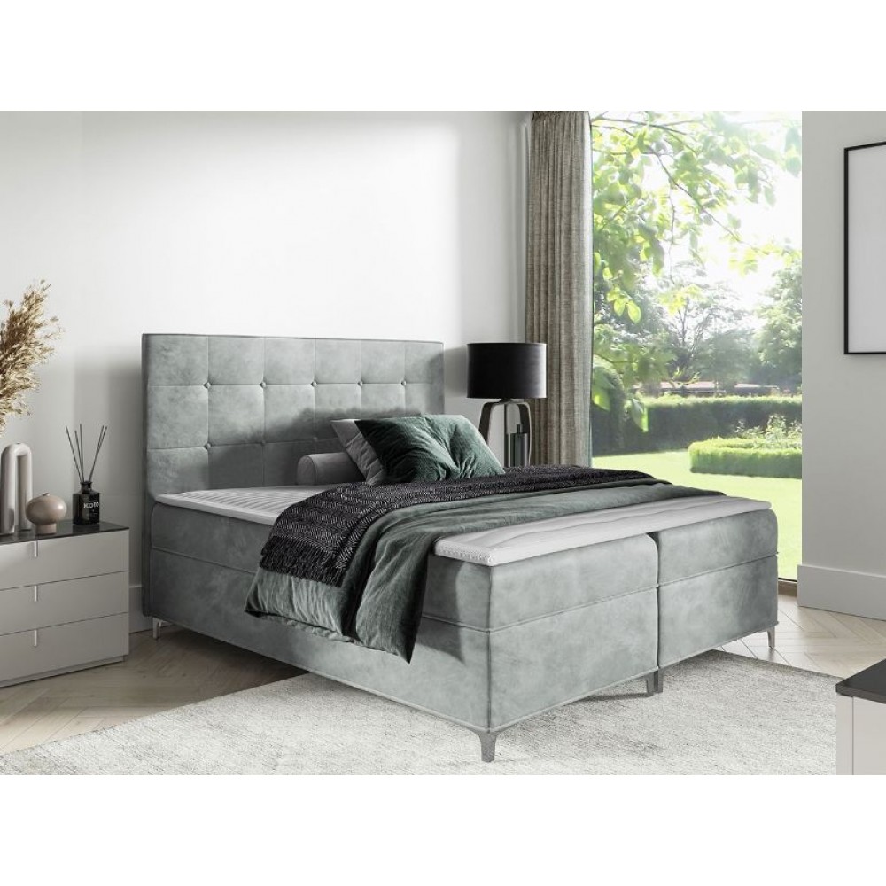 Επενδυμένο κρεβάτι Snake-Gkri-140 x 200