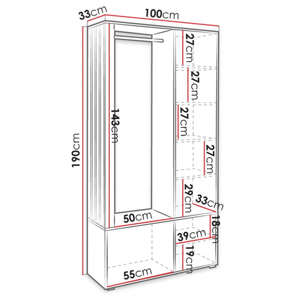 Γκαρνταρόμπα Milo-Artisan