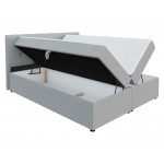 Επενδυμένο κρεβάτι Fado I με στρώμα και ανώστρωμα-Mple-160 x 200