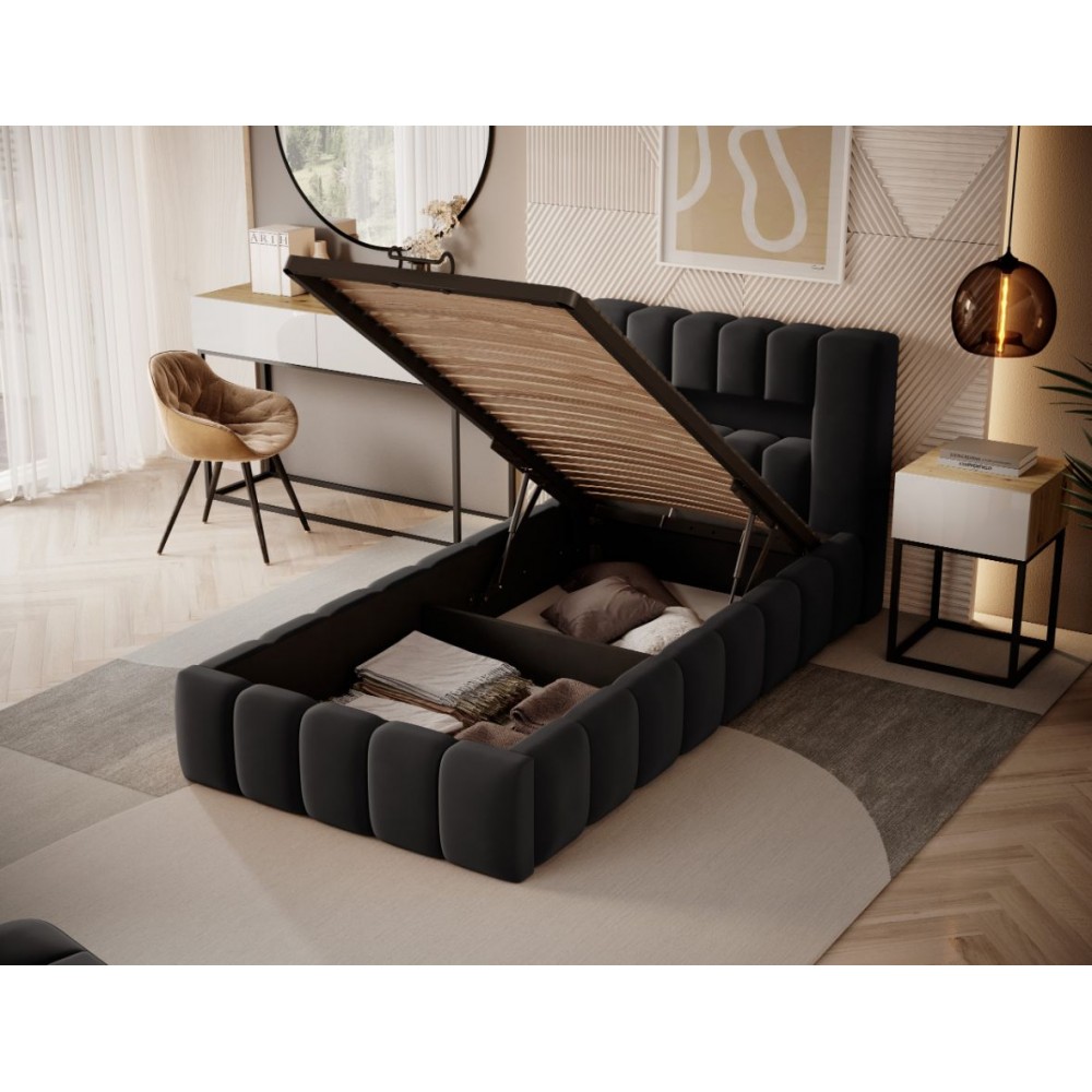 Επενδυμένο κρεβάτι Mercy mini 108x234x92