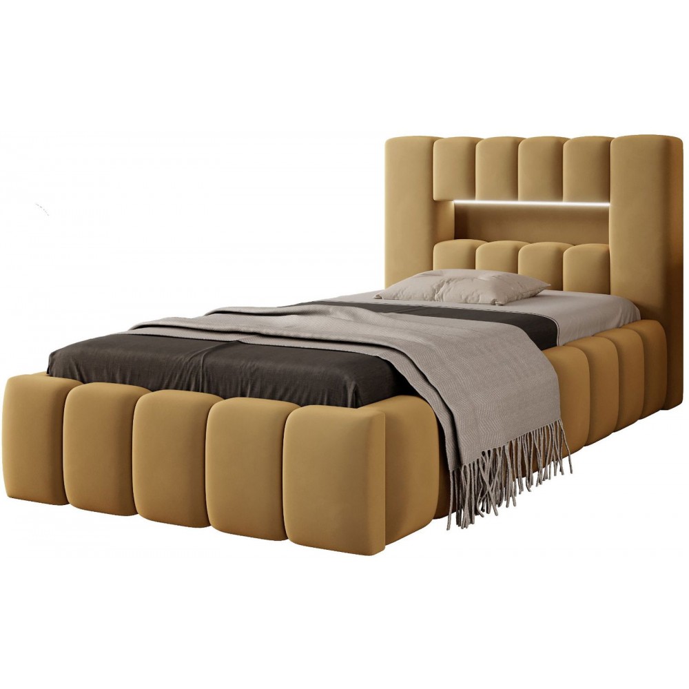 Επενδυμένο κρεβάτι Mercy mini-Ohra-90 x 200