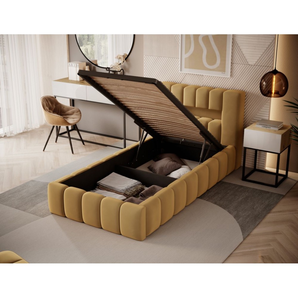 Επενδυμένο κρεβάτι Mercy mini-Ohra-90 x 200