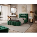 Επενδυμένο κρεβάτι Mercy mini-Prasino-90 x 200