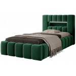 Επενδυμένο κρεβάτι Mercy mini-Prasino-90 x 200