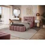 Επενδυμένο κρεβάτι Mercy mini-Roz-90 x 200