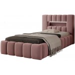 Επενδυμένο κρεβάτι Mercy mini-Roz-90 x 200