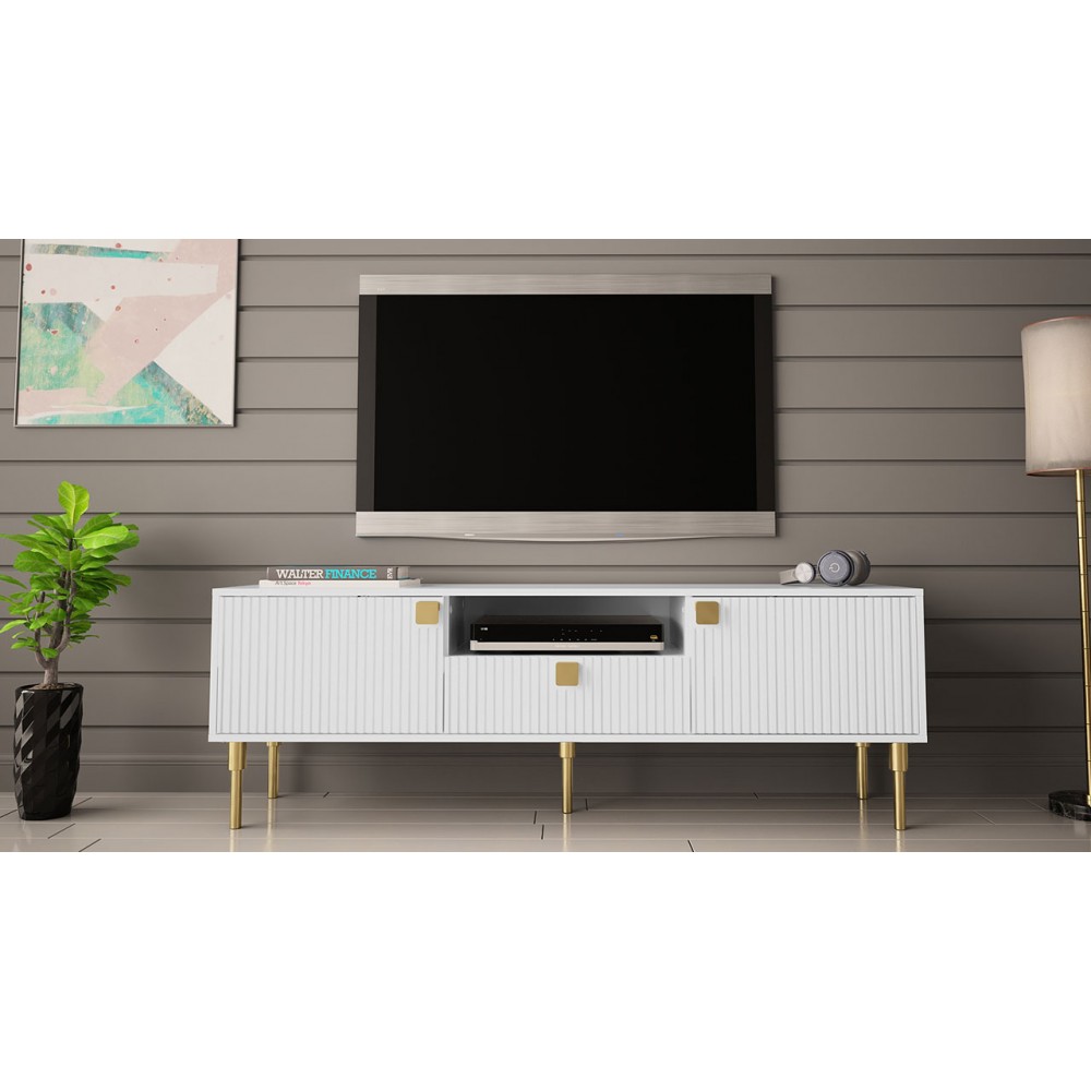 Έπιπλο τηλεόρασης 2D1S Dorset-Leuko