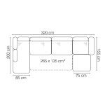 Γωνιακός καναπές Solus plus -Δεξιά-Mauro