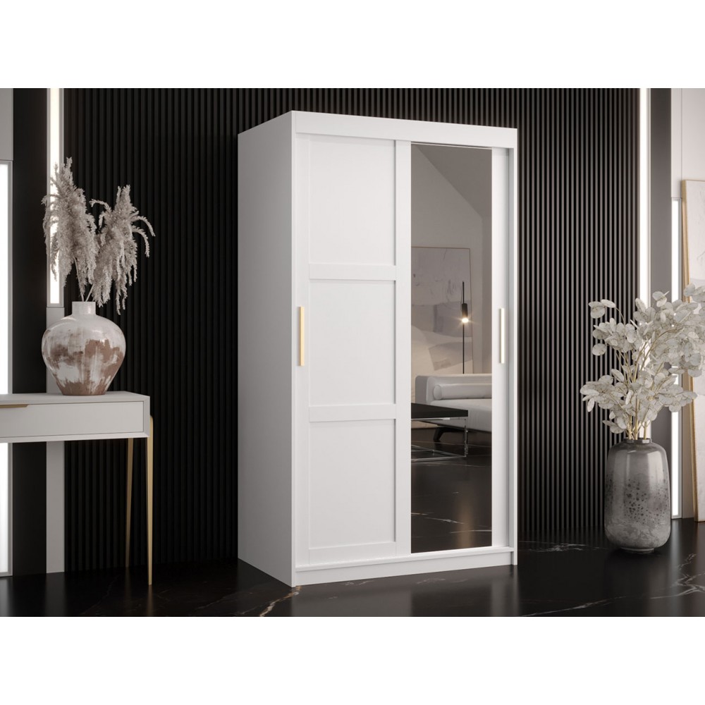 Ντουλάπα συρόμενη 100 Ramiro 2-Leuko