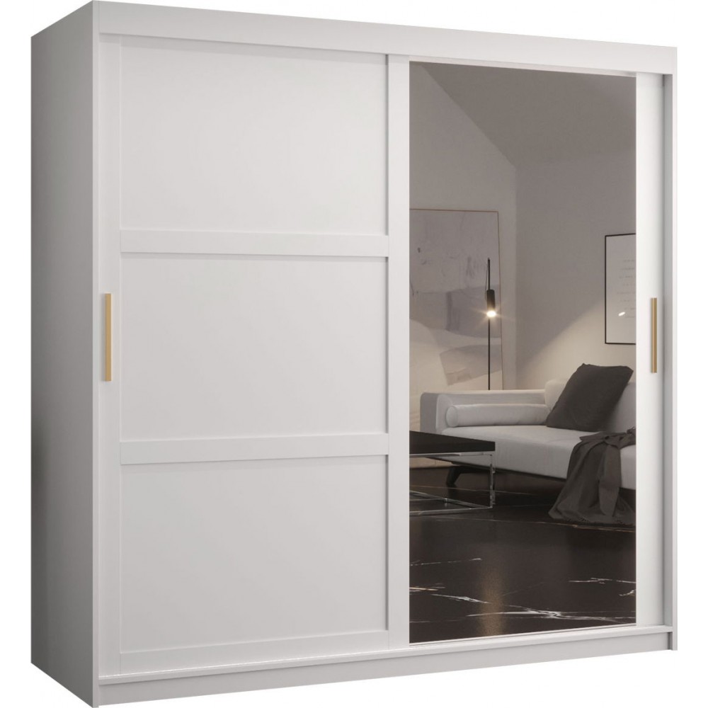 Ντουλάπα συρόμενη 180 Ramiro 2-Leuko