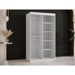 Ντουλάπα συρόμενη 100 Riflo Slim 2-Leuko