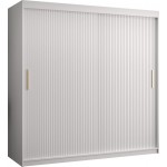 Ντουλάπα συρόμενη 180 Riflo Slim 1-Leuko