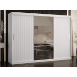 Ντουλάπα συρόμενη 250 Riflo Slim 2-Leuko