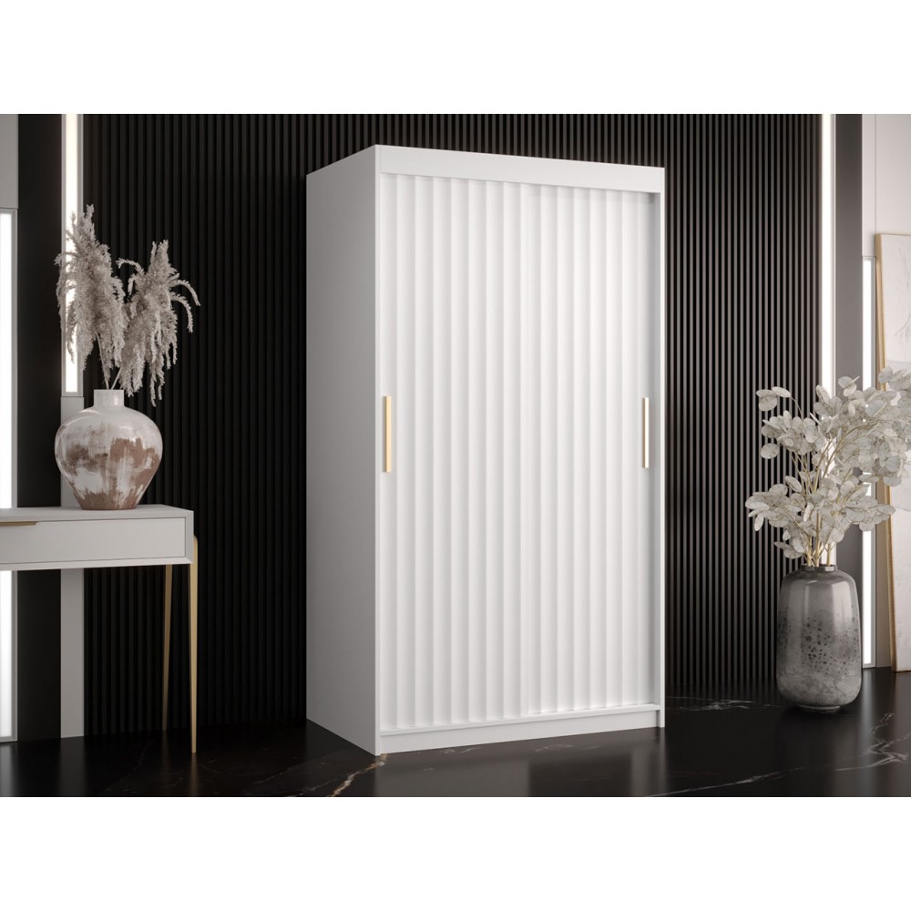 Ντουλάπα συρόμενη 100 Riflo Wave 1-Leuko