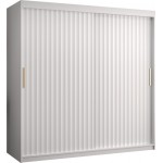 Ντουλάπα συρόμενη 180 Riflo Wave 1-Leuko