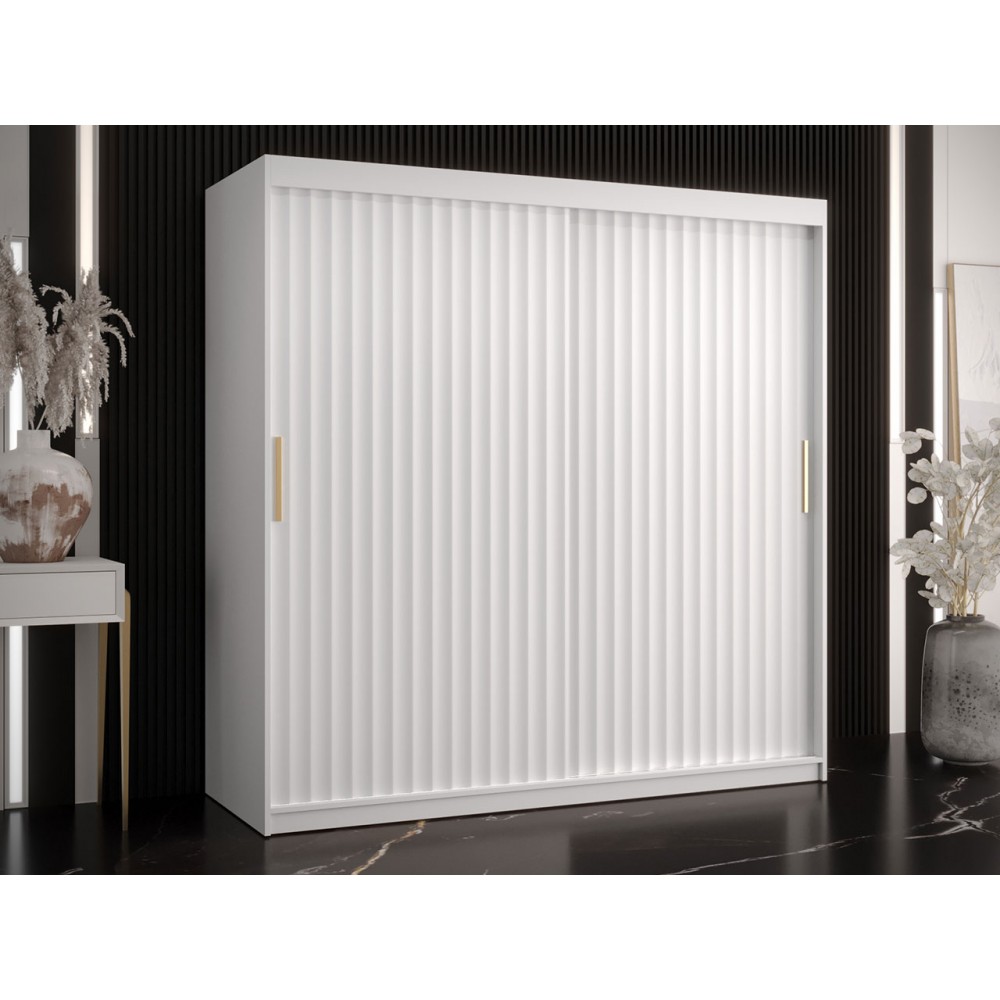 Ντουλάπα συρόμενη 180 Riflo Wave 1-Leuko