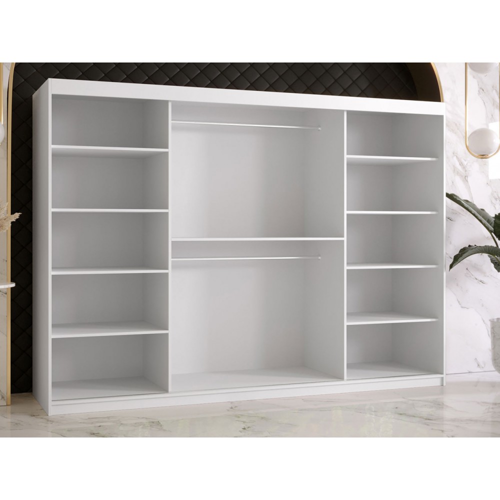 Ντουλάπα συρόμενη 250 Riflo Wave 1-Leuko