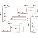 Σύνθετο σαλονιού Waldi Riflo Slim II-Leuko