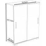 Ντουλάπι αποθήκευσης Senna II-Leuko