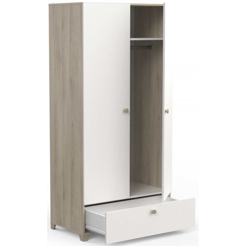 Ντουλάπα δίφυλλη Senna D-Leuko - Drus