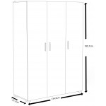 Ντουλάπα τρίφυλλη Senna S-Mauro - Drus