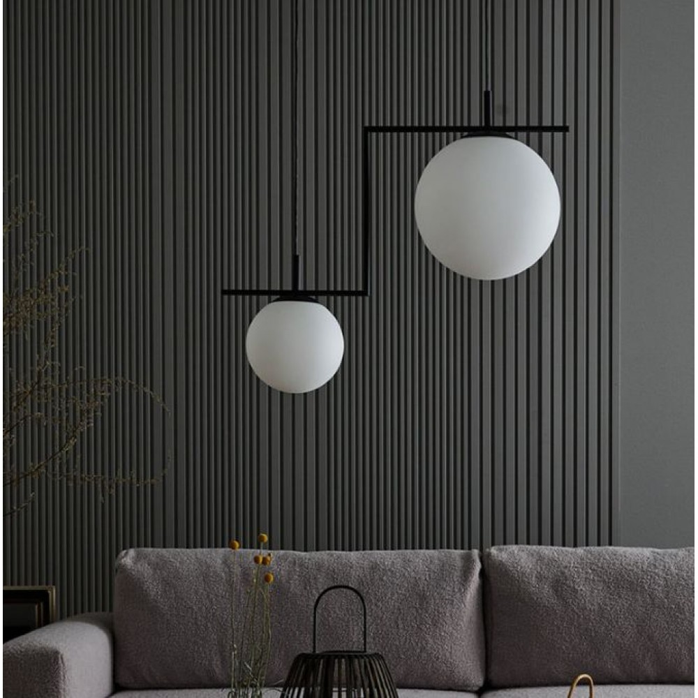 Φωτιστικό οροφής δίφωτο Zac -Leuko