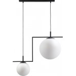 Φωτιστικό οροφής δίφωτο Zac -Leuko