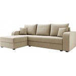 Γωνιακός καναπές Hewlet Bis-Ekrou