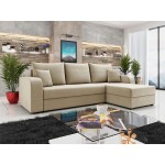 Γωνιακός καναπές Hewlet Bis-Ekrou