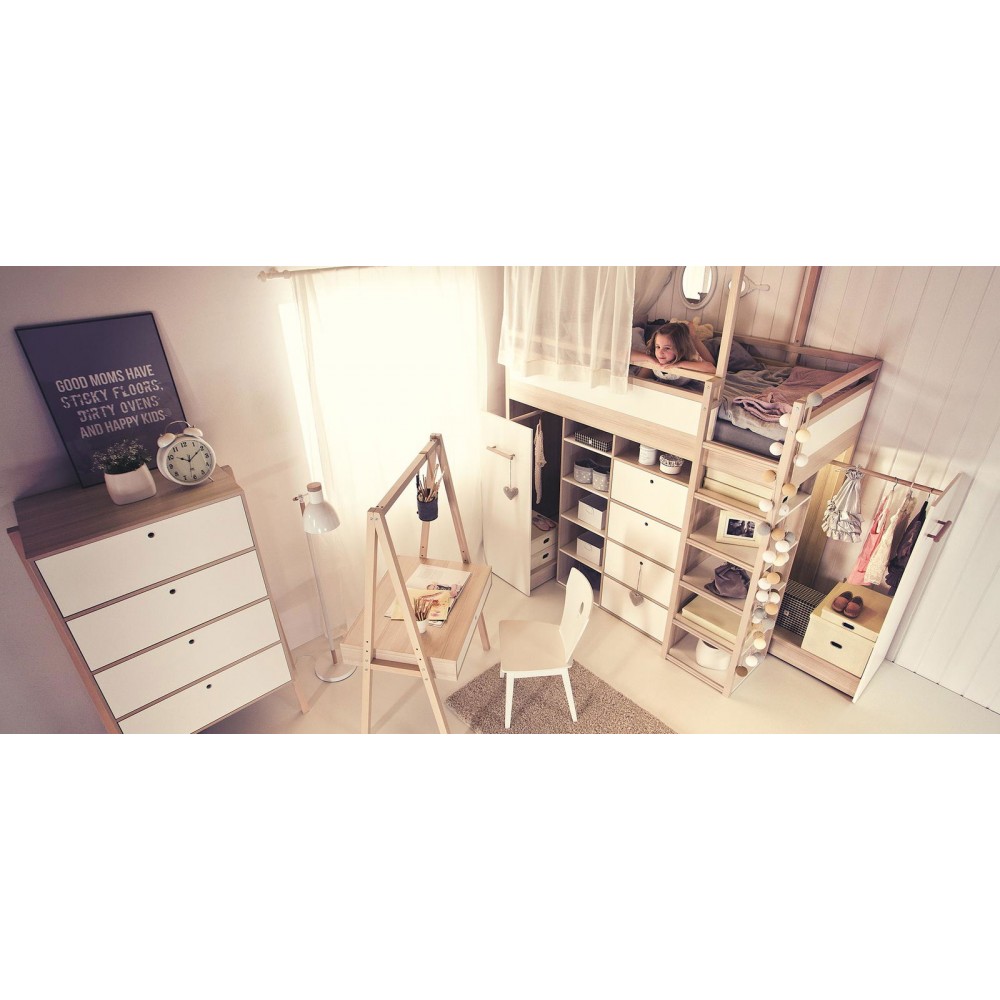 Πολυμορφική Κουκέτα Spot Young-Λευκό