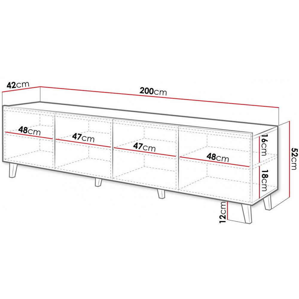 Έπιπλο τηλεόρασης Bari-Leuko