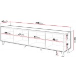 Έπιπλο τηλεόρασης Bari-Leuko