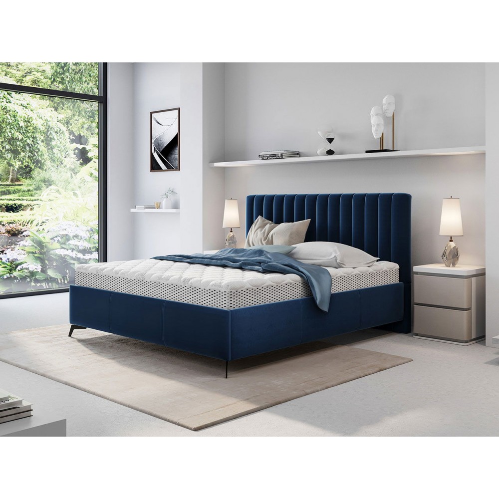 Επενδυμένο κρεβάτι Morris-140 x 200-Mple Skouro