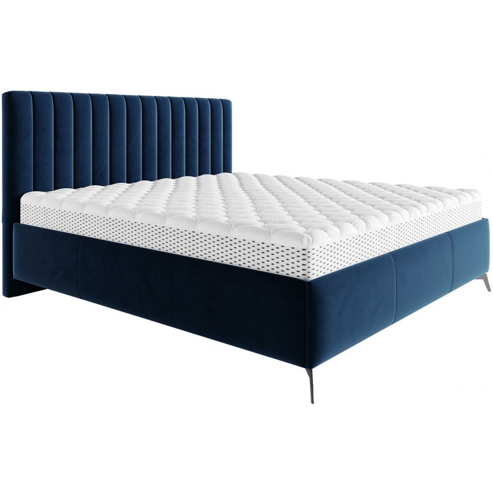 Επενδυμένο κρεβάτι Morris-180 x 200-Mple Skouro