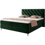 Επενδυμένο κρεβάτι Enzo II-180 x 200-Prasino Skouro