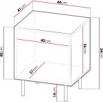 Σετ 2 κομοδίνα Hole-Leuko-Mauro