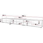 Έπιπλο τηλεόρασης A 300-Leuko-Leuko mat