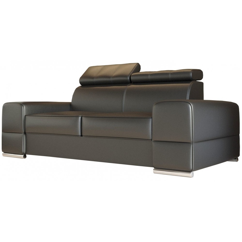 Καναπές Dren διθέσιος LTHR-Gkri Skouro