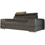 Καναπές Dren διθέσιος LTHR-Gkri Skouro