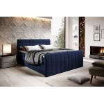 Επενδυμένο κρεβάτι Arena με στρώμα και ανώστρωμα-Mple-160 x 200