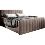 Επενδυμένο κρεβάτι Arena με στρώμα και ανώστρωμα-Mpez Skouro-180 x 200