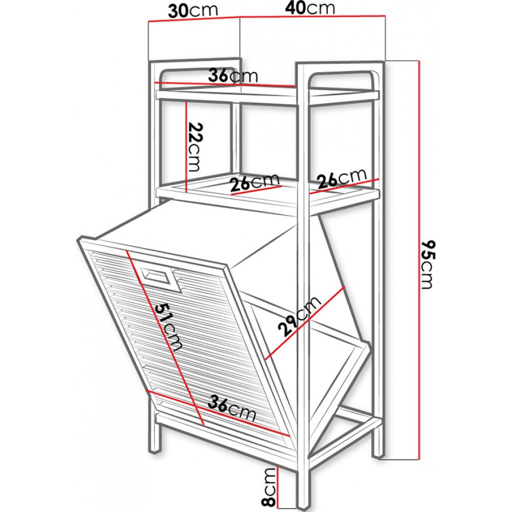 Καλάθι μπάνιου Anelko
