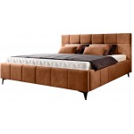 Επενδυμένο κρεβάτι Campel-Portokali-180 x 200