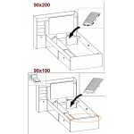 Κρεβάτι Talon-Fusiko-Leuko