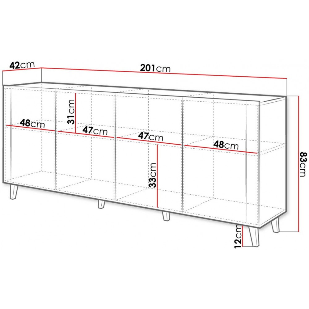 Μπουφές Faro-Leuko Fusiko