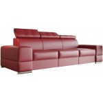 Καναπές Dren τριθέσιος LTHR-Kokkino